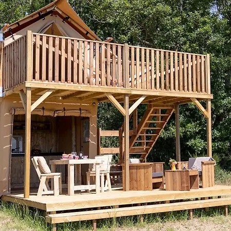 Glamping Domaine Bonneblond Роскошный шатер